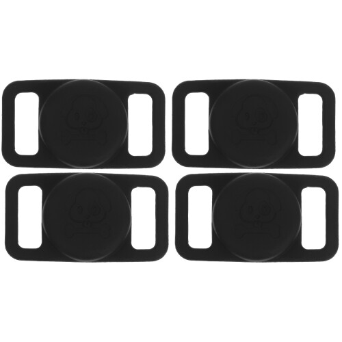 4Pcs Simple Black Silicone Tracer Protective Covers Shockproof Case 2
