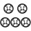 5Pcs Durable Plastic Bike Chainring Protector for Outdoor Cycling Use 4