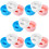 15Pcs Nail Soaking Bowls Plastic Manicure Tools Assorted Color Bowls 10