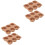 4Pcs Chocolate Silicone Starter Tray for Seed Germination and Growing 5