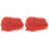 2Pcs Red PVC Artificial Pork Slice Model for Cooking Play 4