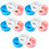 15Pcs Nail Soaking Bowls Plastic Manicure Tools Assorted Color Bowls 9