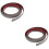 2Pcs Durable Grey PVC Carpet Transition Strip Self Adhesive for Floors 9