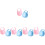 10Pcs Baby Pacifier Holder Case Assorted Colors Durable PP Storage 6