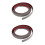 2Pcs Durable Grey PVC Carpet Transition Strip Self Adhesive for Floors 8