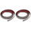 2Pcs Durable Grey PVC Carpet Transition Strip Self Adhesive for Floors 5