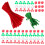 3Sets Assorted Color Christmas Ornament Making Kit Plastic Beads Craft 2