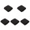 5Pcs Black Plush Erhu Filter Pads Durable Noise Reducer for Practice 3