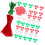 3Sets Assorted Color Christmas Ornament Making Kit Plastic Beads Craft 1