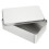 3Pcs Silver Cookie Tin Boxes Lightweight Metal Storage for Gifts 1