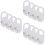 12Pcs White Laptop Privacy Camera Cover Slide ABS Webcam Protector 7