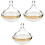 3Pcs Multi-Use White Ceramic Dessert Bowls with Lid for Home Use 4