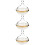 3Pcs Multi-Use White Ceramic Dessert Bowls with Lid for Home Use 8
