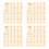 400Pcs Smooth Beige Wood Thread Holders for Weaving and Sewing 9