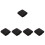 5Pcs Black Plush Erhu Filter Pads Durable Noise Reducer for Practice 6
