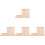4Pcs Beige Wood Multi-Use Triangle Book Racks for Home Decoration 3