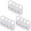 12Pcs White Laptop Privacy Camera Cover Slide ABS Webcam Protector 4