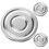 6Pcs Sturdy Aluminum Eyeshadow Box Liners DIY Cosmetic Storage Silver 2