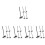 25Pcs Compact Black Sandbox Mini Rakes Practical Garden Accessories 6
