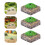 30Pcs Creative Sand Table Adornment Mini Tree Stand for Garden Decor 6