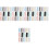 80Pcs Multi-Color Plastic Book Clips Rings for Notebook and Scrapbook 5
