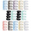 80Pcs Multi-Color Plastic Book Clips Rings for Notebook and Scrapbook 1