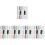 80Pcs Multi-Color Plastic Book Clips Rings for Notebook and Scrapbook 6