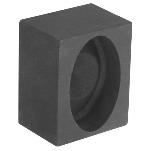 4Pcs Durable Graphite Ingot Molds Black Metal Casting Mold for DIY
