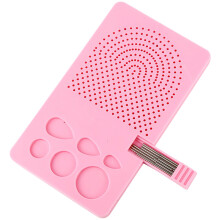 4Sets Pink Quilling Boards ABS Stainless Steel DIY Paper Winding Tools