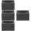 4Pcs Durable Graphite Ingot Molds Black Metal Casting Mold for DIY 8