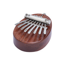 5St Draagbare Kalimba 8 Toetsen Hout Miniature Duim Piano Beginners