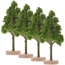 16St Mini Landschapsbomen Groen Plastic Miniatuur Zandtafel Ornament