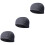3St Elastische Quick Dry Fietsmuts, Sneldrogend En Absorberend 5
