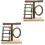 2St Multi Zitstok Vogel Speelgoed En Trainingsstand 2