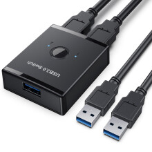 USB- Bidirektionaler USB3.0- 1-In-2-Ausgang Printer Sharer Splitter USB Devices Peripheral Switcher