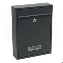 Design muurbriefkast in antraciet gegalvaniseerd staal 16_0000071