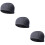 3St Elastische Quick Dry Fietsmuts, Sneldrogend En Absorberend 9