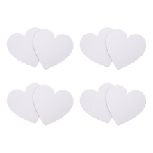 16St White Canvas Olieverf Bord Hout Kunstenaars Tekenset