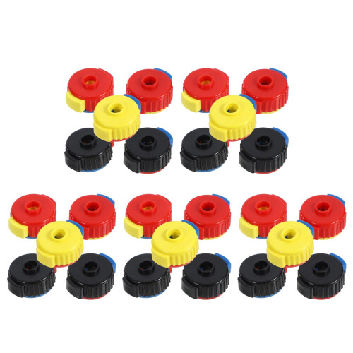 25St Professionele Gele Quick-Set Cymbal Nuts Voor Drum Kit 2