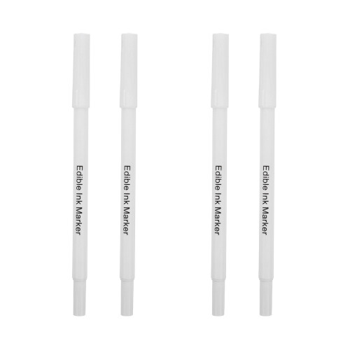 4St Eetbare Biscuit Markers Wit Praktische Keukengadgets Voor 1