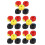25St Professionele Gele Quick-Set Cymbal Nuts Voor Drum Kit 7