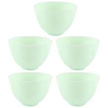 20St Silicone DIY Maskermengkommen Groen, Voor Mixen En Huidverzorging