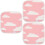 3St Comfortabele Dier Benchliners Roze Konijn Hamster Reiniging 6