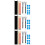 3Sets Drumsticks Set Met Wire Brushes En Dempers, Assorti Kleur 9