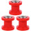 3St Motorkettingspanner Roller Met Staal Kunststof Rood 3