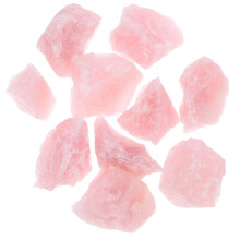 2St Roze Kristalsteen Ornamenten Voor Home & Desktop Decor