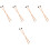 5Paren Paar Drumsticks ABS Rubber Perfect Voor Tong Drum Thuis 6