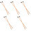 5Paren Paar Drumsticks ABS Rubber Perfect Voor Tong Drum Thuis 5