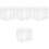 4Stk Transparenter Organizer Mit Schubladen, 6 Fächer, Schutz 4