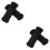 4Pièces Bandes Grip Flexibles En Silicone Noir Pour Raquette Paddle 7